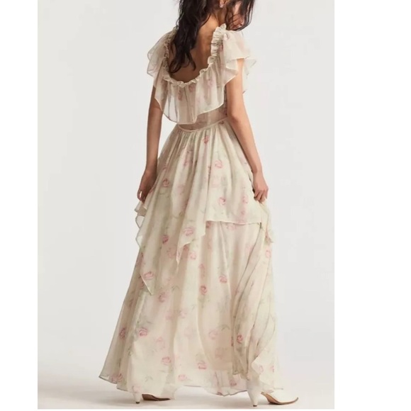 LoveShackFancy Noni Dress NWT Magnolia - Picture 5 of 7
